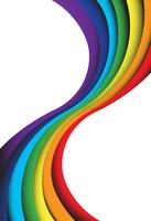 abstract rainbow wave on a white background vector