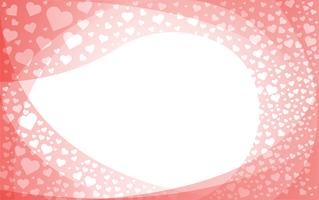 the heart of love background	 vector