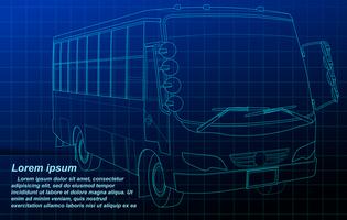 Vehicle outline. vector