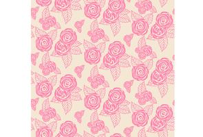 Floral print texture vector