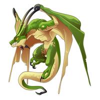 El dragón es animal en los cuentos de hadas. vector