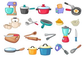 Kitchen utensils vector illustration