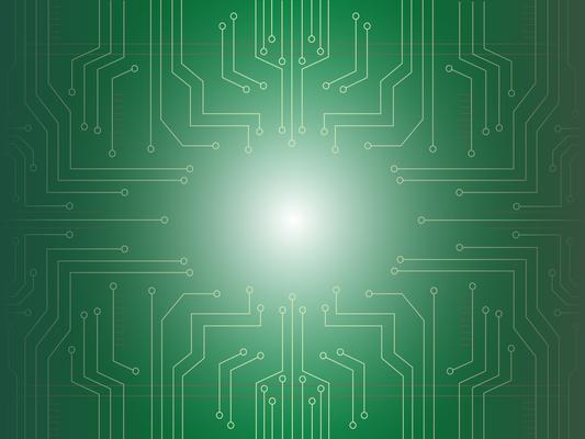 microchip light background