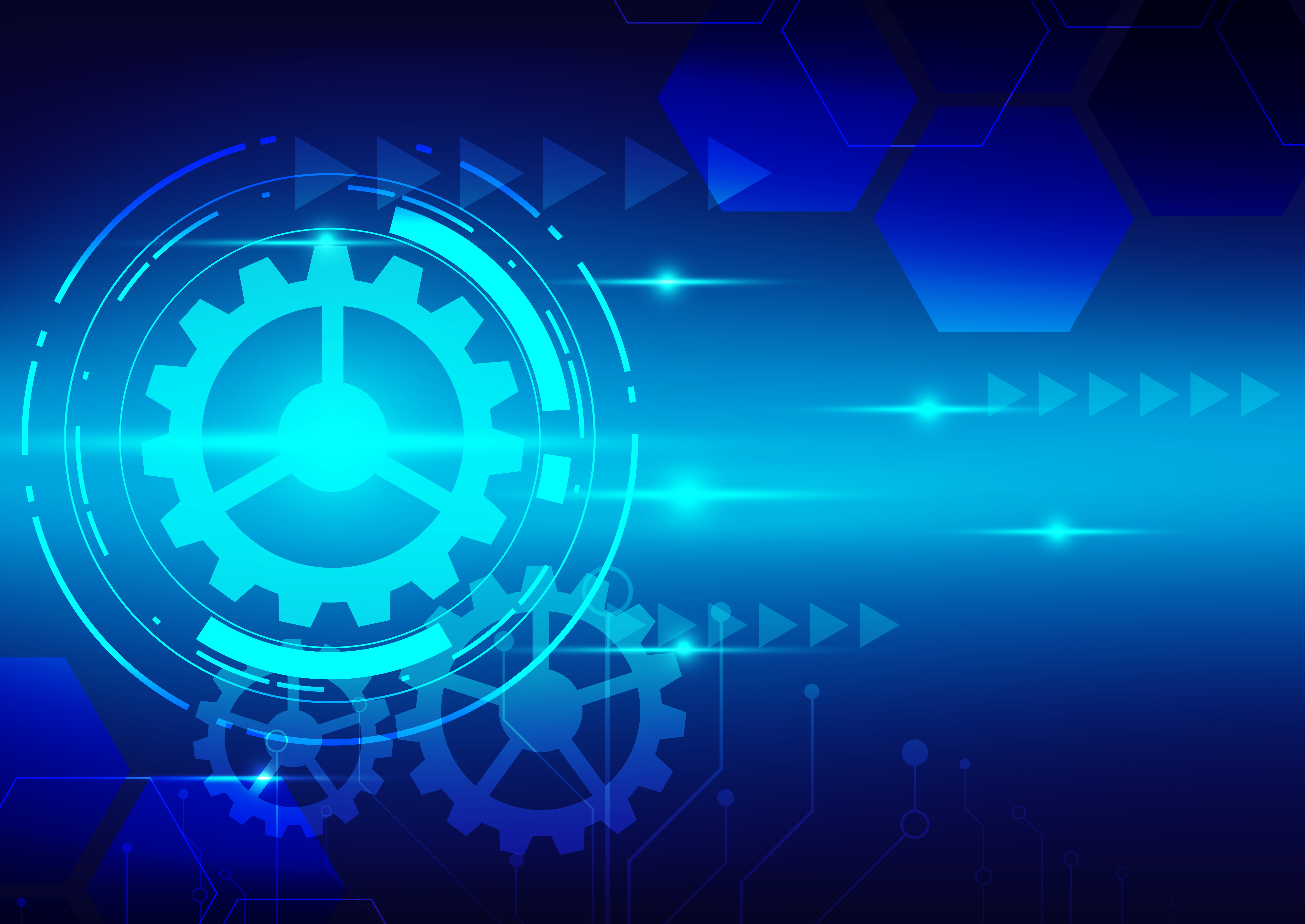 Abstract Digital Technology With Blue Tech Background Vector Design2 Download Free Vectors Clipart Graphics Vector Art