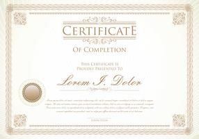 Certificate Template vector