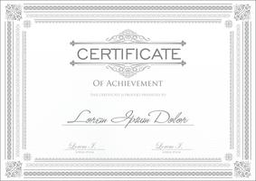 Certificate Template vector