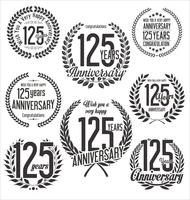 anniversary background vector