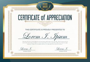 Certificate Template vector