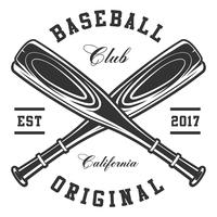 Baseball bats vector