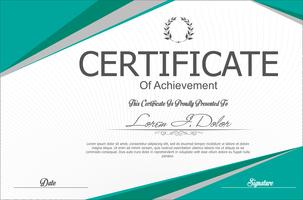 Certificate vector