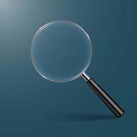 Magnifying glass vector illustration