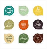 Modern badges stickers and labels collection vector