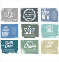 Modern badges stickers and labels collection vector