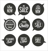 Retro vintage badges and labels collection vector