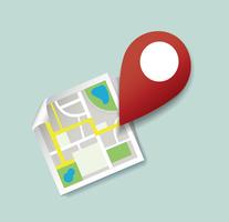 you are here, pin location icon and map vector, the concept of travel  vector