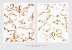 Gold marble texture background. vector