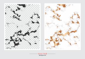 Gold marble cover background. vector