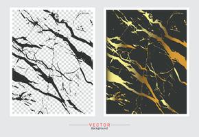 Gold marble cover background. vector