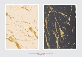 Gold marble cover background. vector