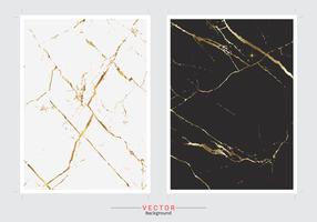 Gold marble cover background. vector