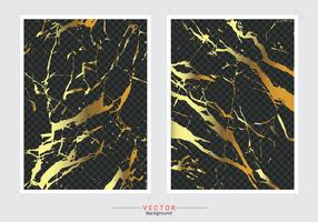 Gold marble cover background. vector