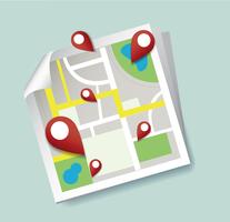 you are here, pin location icon and map vector, the concept of travel  vector