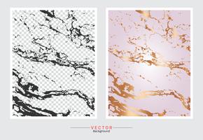 Rose gold marble texture background. vector