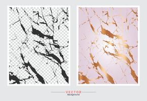 Rose gold marble texture background. vector