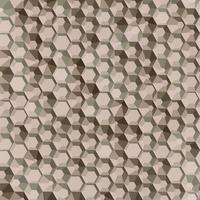 Brown hexagon polygon seamless background. vector