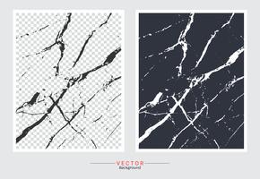 Black and white marble cover background. vector