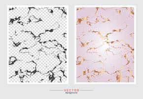 Rose gold marble texture background. vector