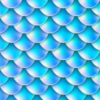 Holographic Mermaid Tail Background vector