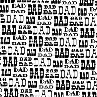 black white dad vector background pattern