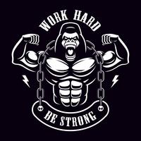 Gorilla Gym Vector Art, Icons, and Graphics for Free Download