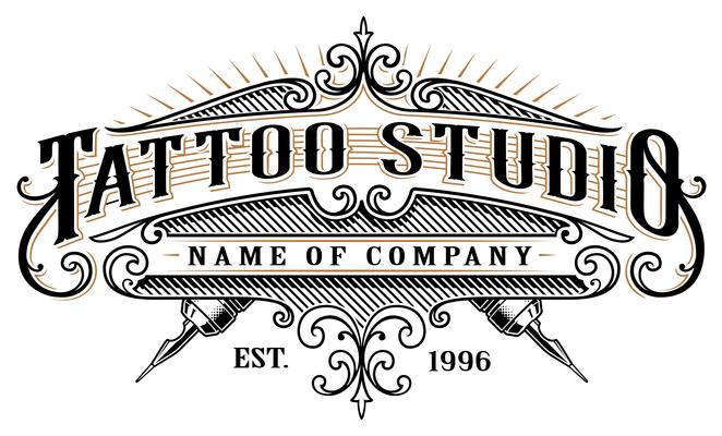 Tattoo Logo Vintage Style Royalty Free Vector Image - vrogue.co