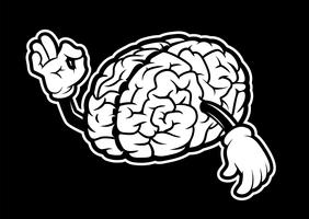 Cartoon Brain  vector