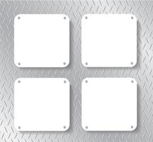 plate metal and space for write background  vector