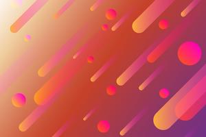 Abstract colorful modern geometric background in dynamic shapes composition  vector