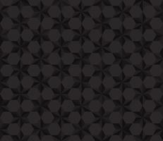 Seamless pattern black stars polygon background - Vector illustration