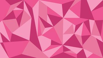 Pink tone polygon abstract background - vector illustration.
