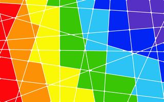Abstract rainbow geometric mosaic background - Vector illustration