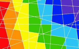 Abstract rainbow geometric mosaic background - Vector illustration