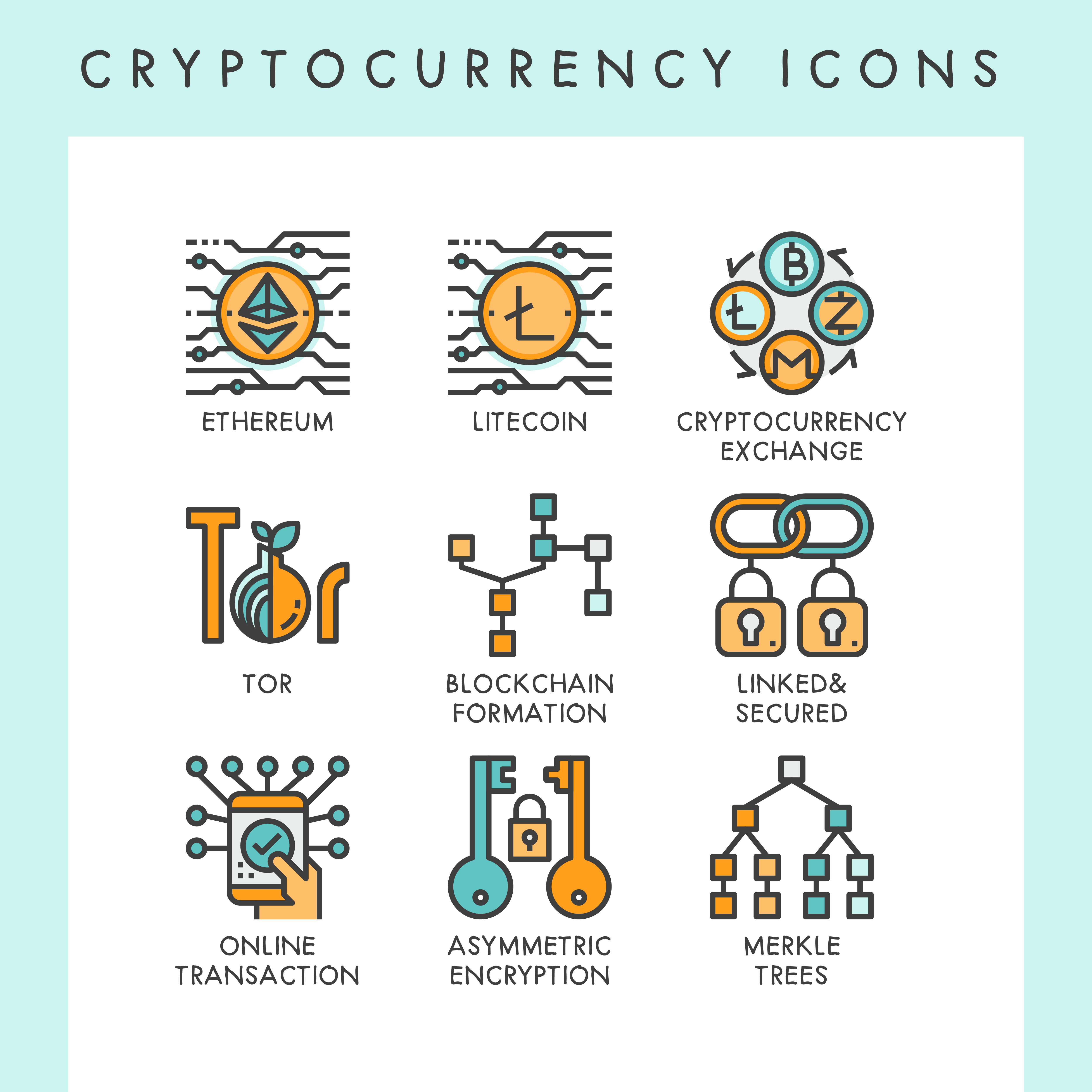 all cryptocurrency icons