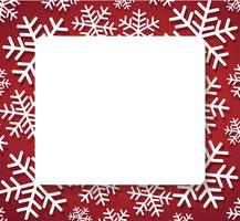 snowflake banner for web Christmas concept background vector