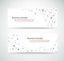 set molecule background genetic and-chemical compounds medical technology or scientific for website headers banner designs  vector