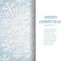 snowflake banner for web Christmas concept background  vector