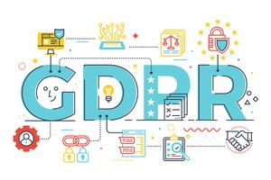 GDPR (Reglamento General de Protección de Datos) vector