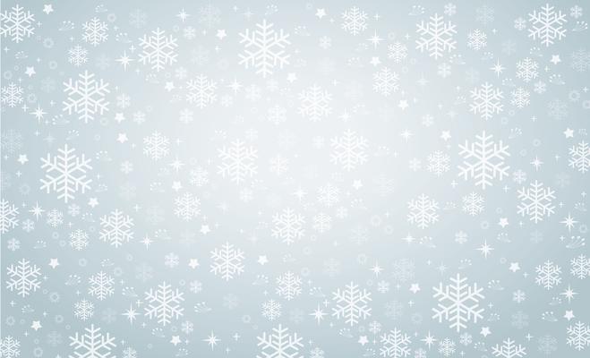 snowflake winter banner background 