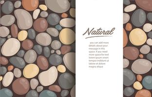 modern style close up round stone background and space for write wallpaper vector illustration