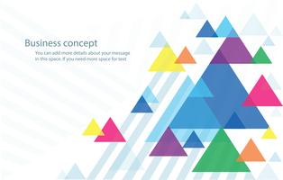 Resumen triángulo colorido fondo wallpaper vector ilustración